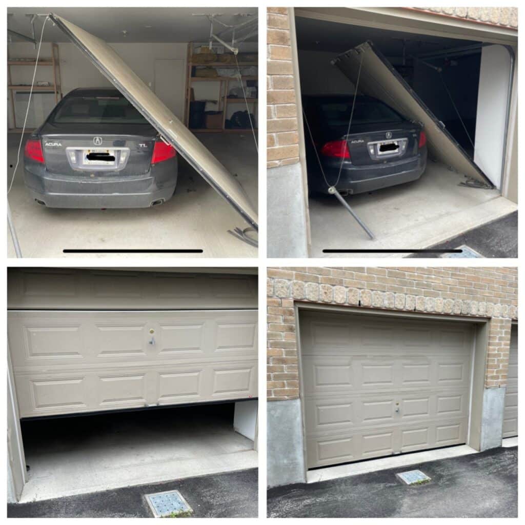 A.S.A.P Garage Door Repair Before After