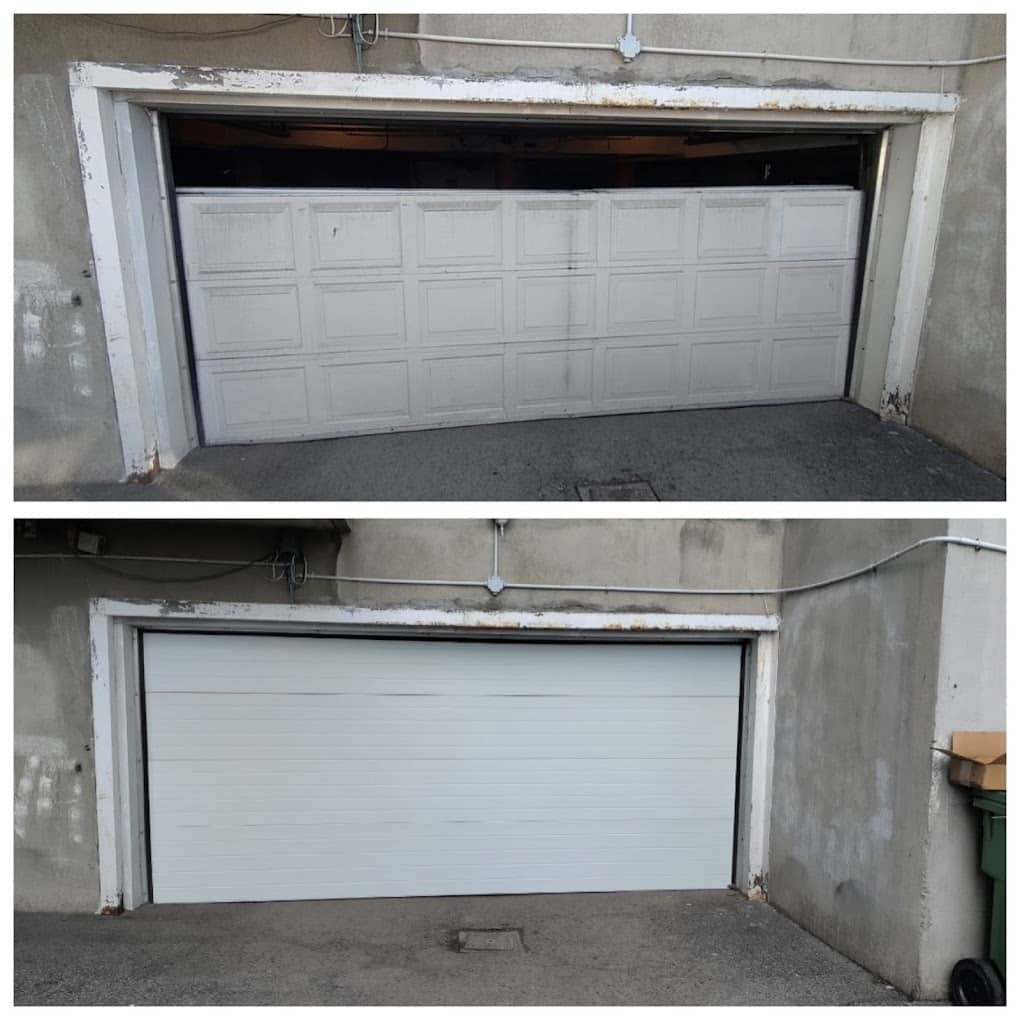 ASAP Garage Door Repair before after